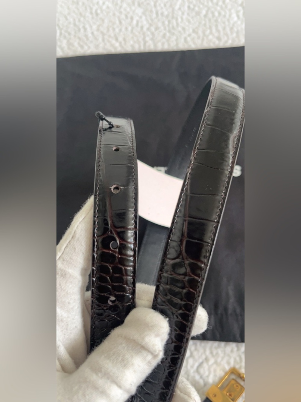 Saint Laurent La 66 Buckle Belt - Picture 8 of 16